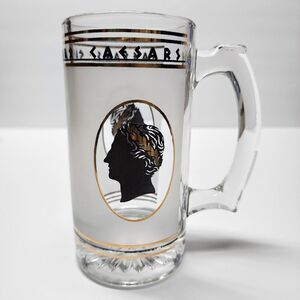Vintage Caesars Palace Casino Beer Stein Frosted Mug Las Vegas